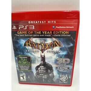 Batman Arkham Asylum Game of the Year Edition PS3 CIB